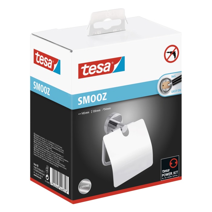 tesa SMOOZ Toilettenpapierhalter mit Deckel