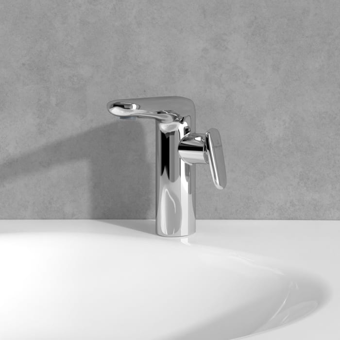 Villeroy & Boch Antao Einhebel-Waschtischarmatur mit Push-Open-Ablaufgarnitur