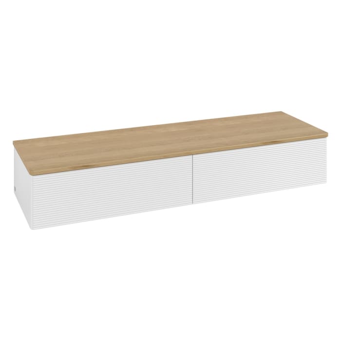 Villeroy & Boch Antao Sideboard 160 x 50 cm, 2 Auszüge, Front mit Struktur
