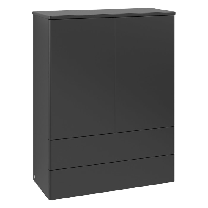 Villeroy & Boch Antao Highboard 81,4 x 103,9 cm, 2 Türen, Fronten ohne Struktur