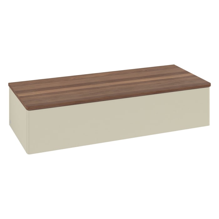 Villeroy & Boch Antao Sideboard 120 x 50 cm, 1 Auszug, Front ohne Struktur, mit LED-Licht