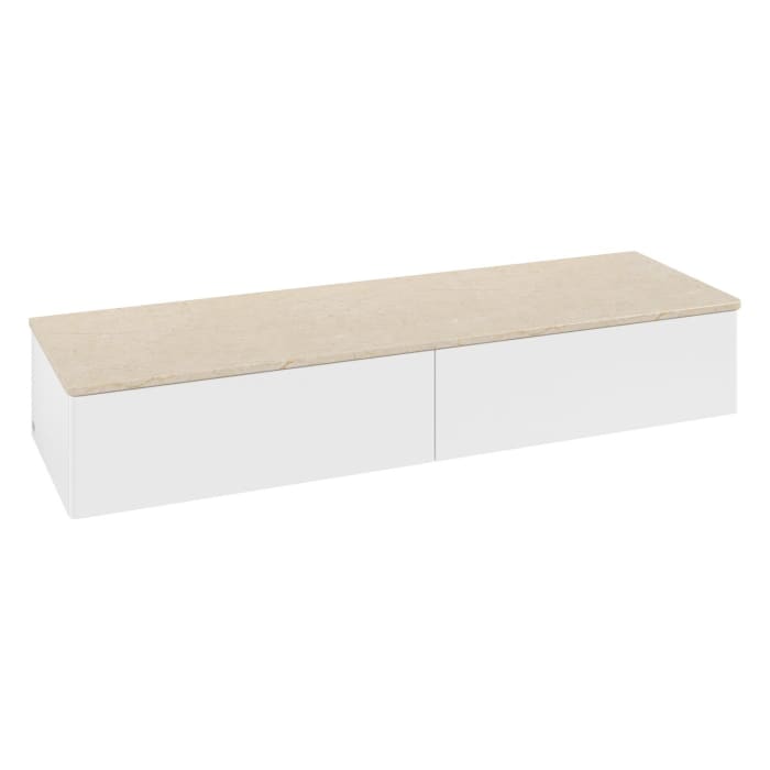 Villeroy & Boch Antao Sideboard 160 x 50 cm, 2 Auszüge, Fronten ohne Struktur, mit LED-Licht