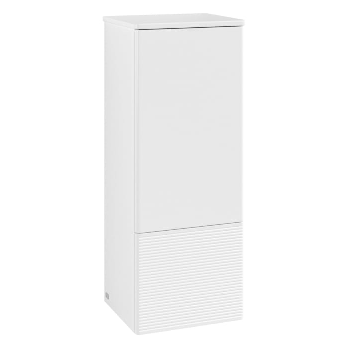 Villeroy & Boch Antao Mittelschrank 41,4 x 103,9 cm, 1 Tür links, Fronten mit Struktur, mit LED-Licht