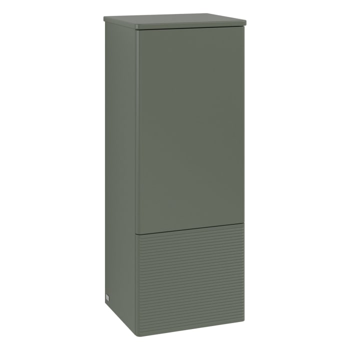 Villeroy & Boch Antao Mittelschrank 41,4 x 103,9 cm, 1 Tür rechts, Fronten mit Struktur, mit LED-Licht