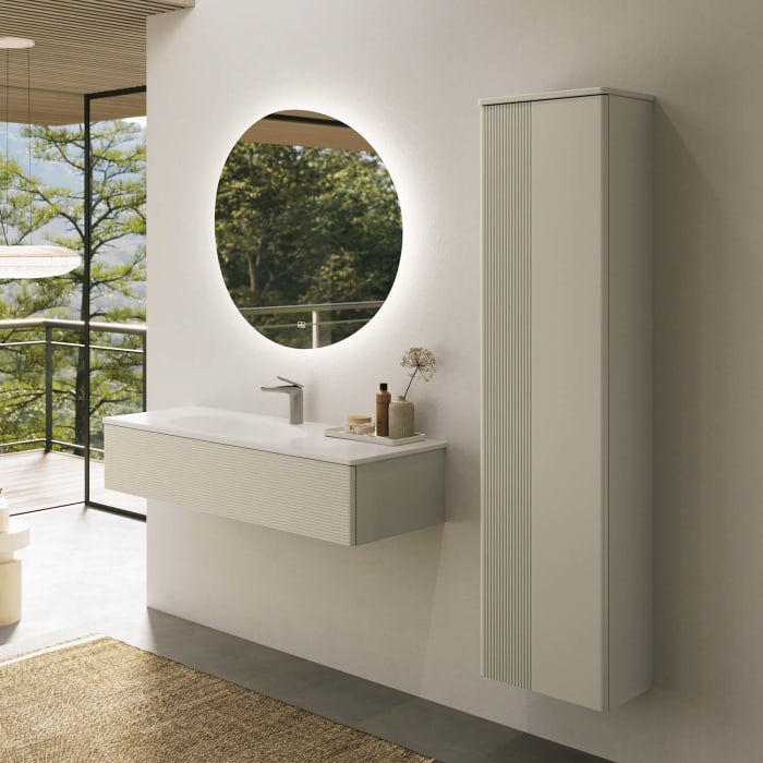 Villeroy & Boch Antao Hochschrank 41,4 x 171,9 cm, 1 Tür links, Front mit Struktur