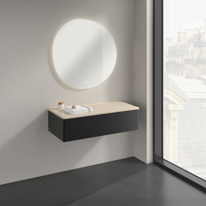 Villeroy & Boch Antao Sideboard 100 x 50 cm, 1 Auszug, Front ohne Struktur