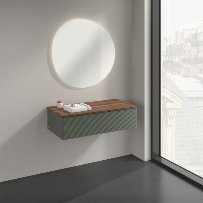 Villeroy & Boch Antao Sideboard 100 x 50 cm, 1 Auszug, Front mit Struktur