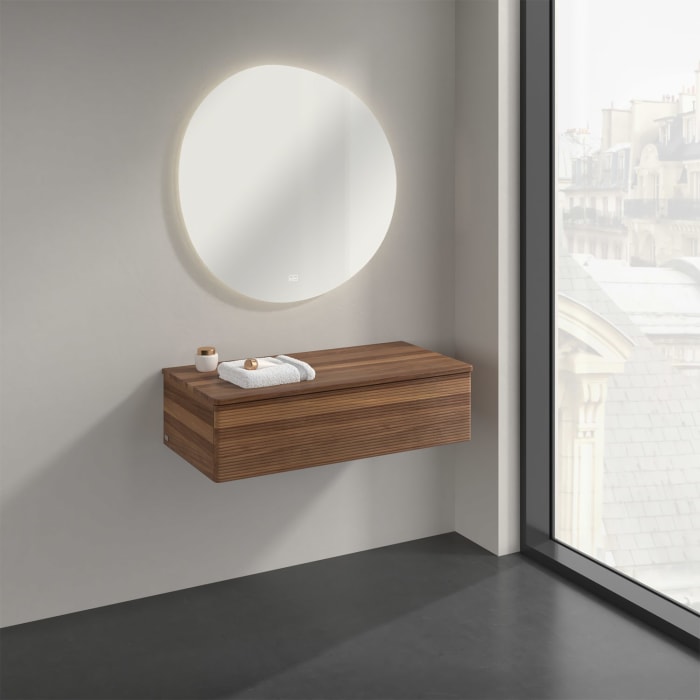 Villeroy & Boch Antao Sideboard 100 x 50 cm, 1 Auszug, Front mit Struktur