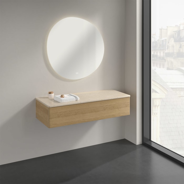 Villeroy & Boch Antao Sideboard 120 x 50 cm, 1 Auszug, Front ohne Struktur