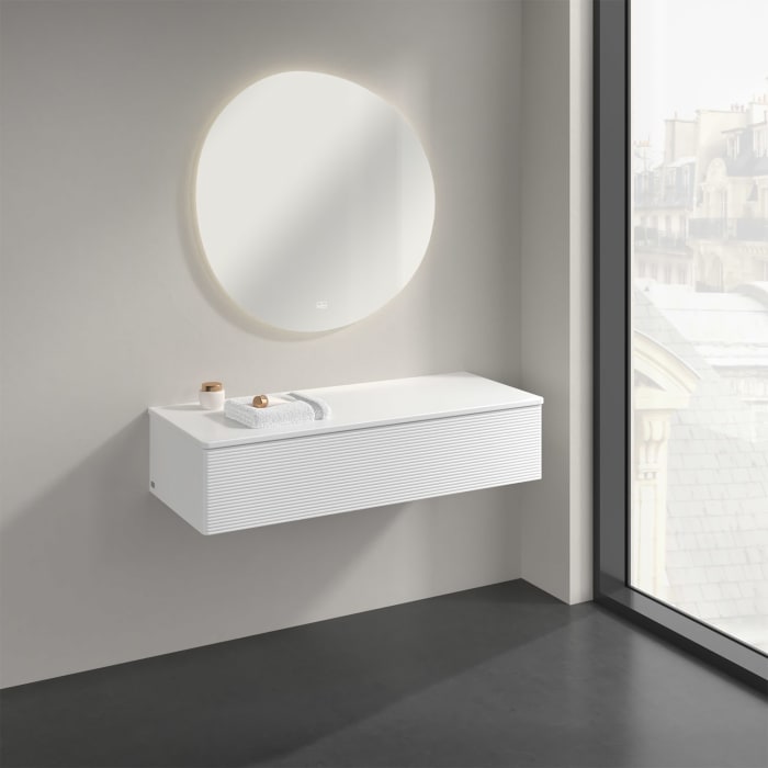 Villeroy & Boch Antao Sideboard 120 x 50 cm, 1 Auszug, Front mit Struktur