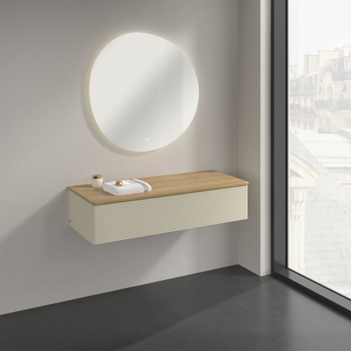 Villeroy & Boch Antao Sideboard 120 x 50 cm, 1 Auszug, Front mit Struktur