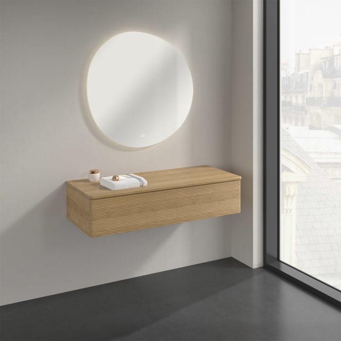 Villeroy & Boch Antao Sideboard 120 x 50 cm, 1 Auszug, Front mit Struktur