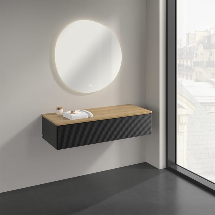 Villeroy & Boch Antao Sideboard 120 x 50 cm, 1 Auszug, Front mit Struktur