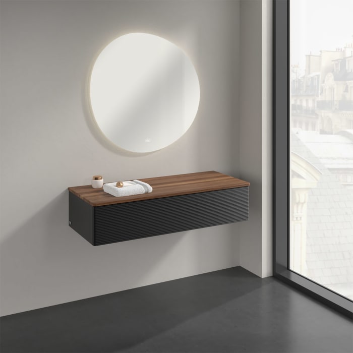 Villeroy & Boch Antao Sideboard 120 x 50 cm, 1 Auszug, Front mit Struktur