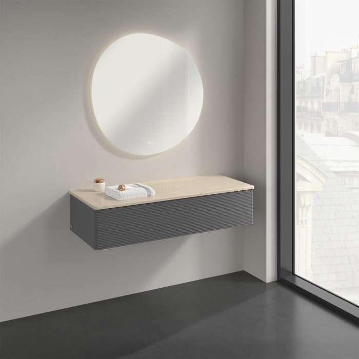 Villeroy & Boch Antao Sideboard 120 x 50 cm, 1 Auszug, Front mit Struktur