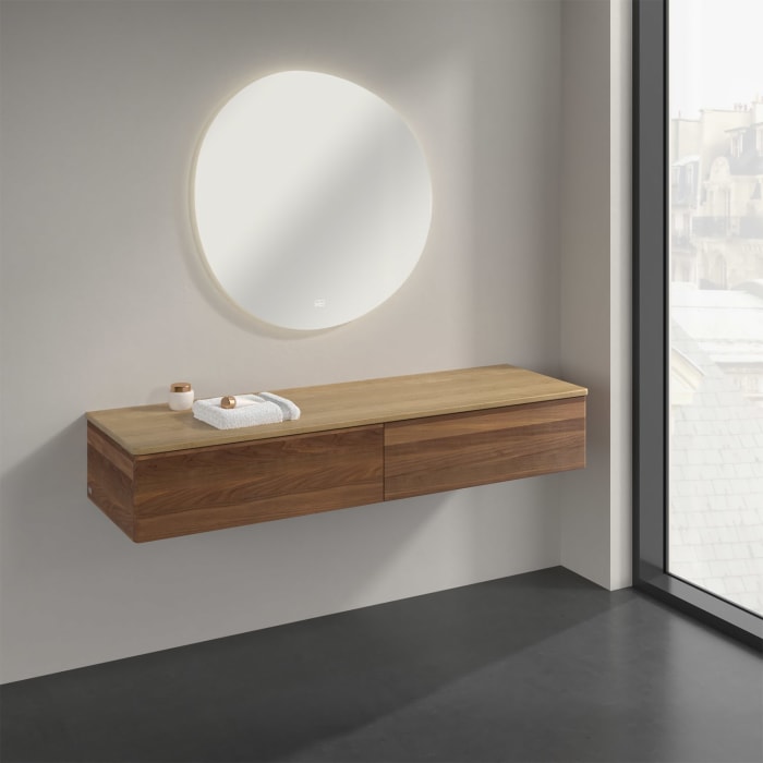 Villeroy & Boch Antao Sideboard 160 x 50 cm, 2 Auszüge, Front ohne Struktur