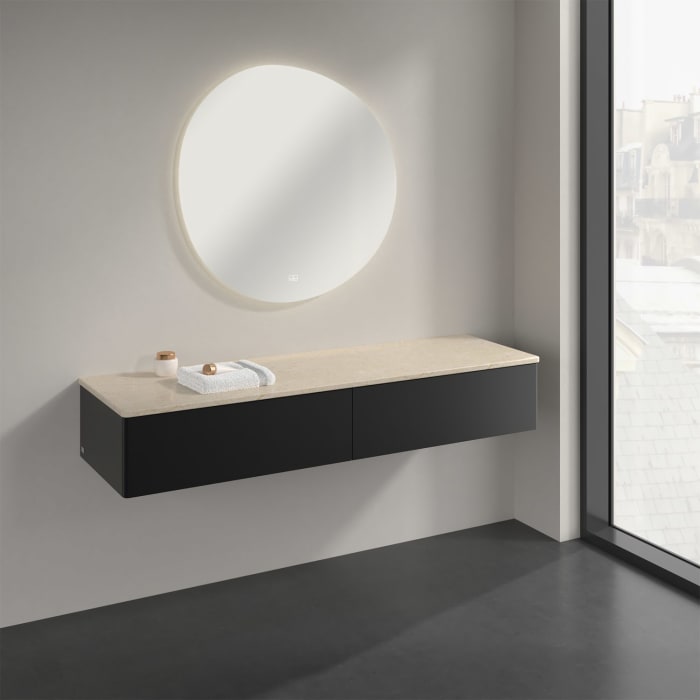 Villeroy & Boch Antao Sideboard 160 x 50 cm, 2 Auszüge, Front ohne Struktur