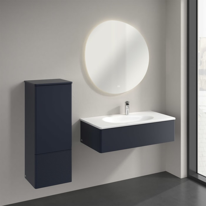 Villeroy & Boch Antao Mittelschrank 41,4 x 103,9 cm, 1 Tür links, Fronten mit Struktur