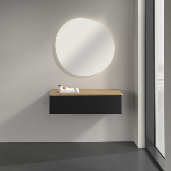 Villeroy & Boch Antao Sideboard 100 x 50 cm, 1 Auszug, Front ohne Struktur