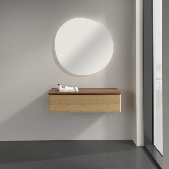 Villeroy & Boch Antao Sideboard 100 x 50 cm, 1 Auszug, Front ohne Struktur