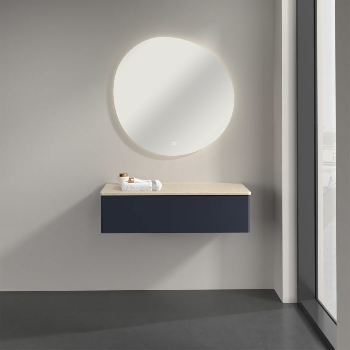 Villeroy & Boch Antao Sideboard 100 x 50 cm, 1 Auszug, Front ohne Struktur