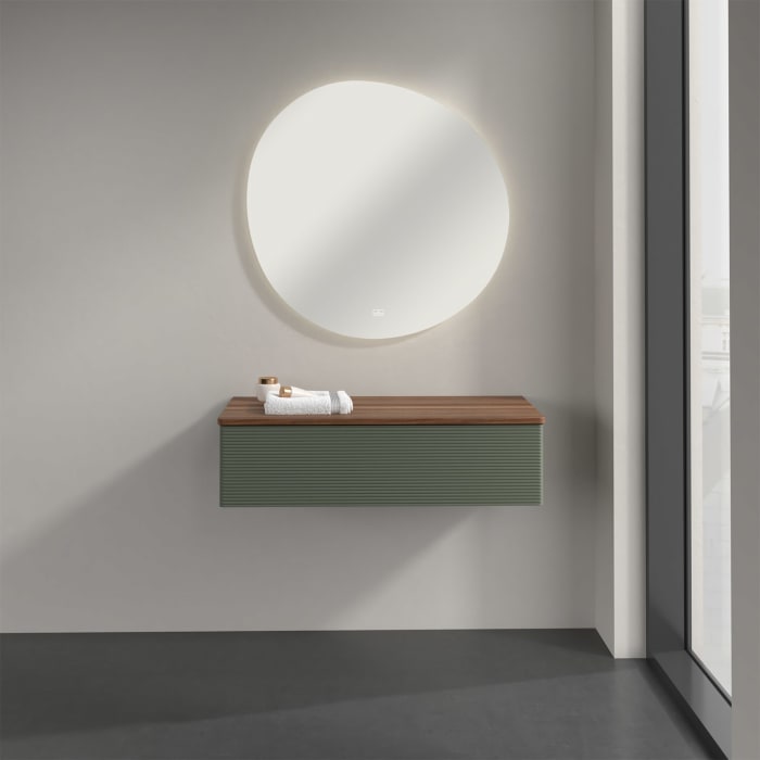 Villeroy & Boch Antao Sideboard 100 x 50 cm, 1 Auszug, Front mit Struktur