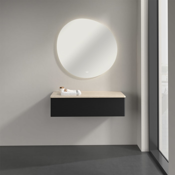 Villeroy & Boch Antao Sideboard 100 x 50 cm, 1 Auszug, Front mit Struktur