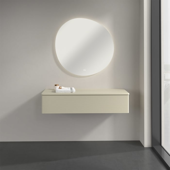 Villeroy & Boch Antao Sideboard 120 x 50 cm, 1 Auszug, Front mit Struktur