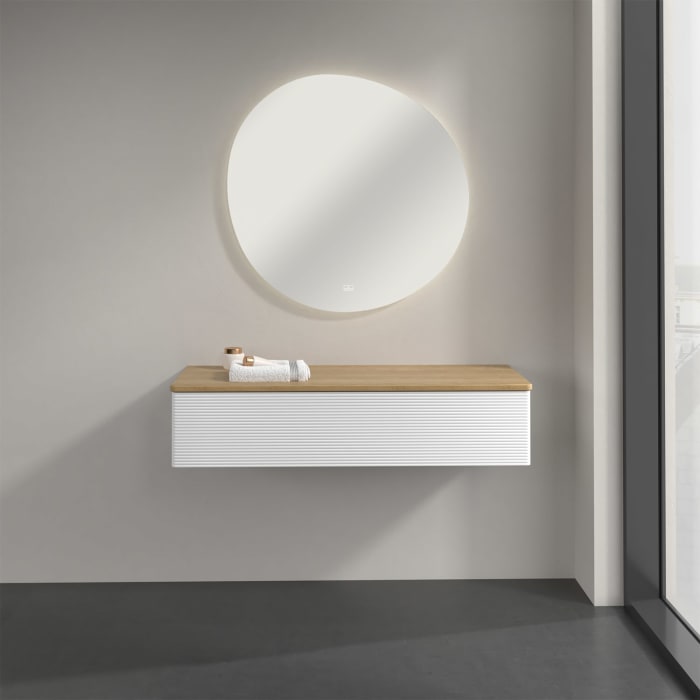 Villeroy & Boch Antao Sideboard 120 x 50 cm, 1 Auszug, Front mit Struktur