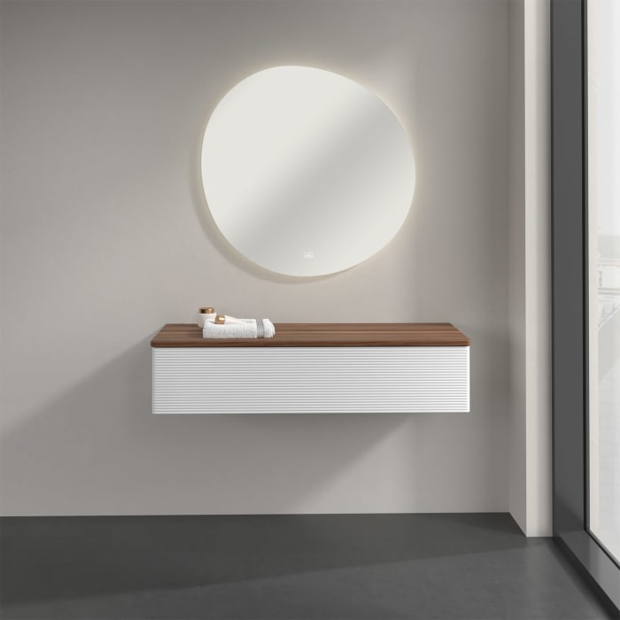 Villeroy & Boch Antao Sideboard 120 x 50 cm, 1 Auszug, Front mit Struktur