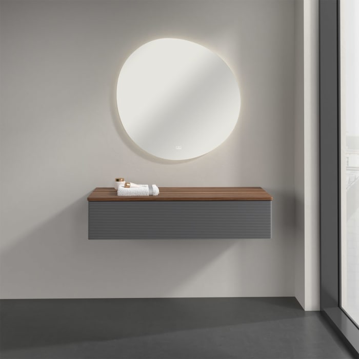 Villeroy & Boch Antao Sideboard 120 x 50 cm, 1 Auszug, Front mit Struktur