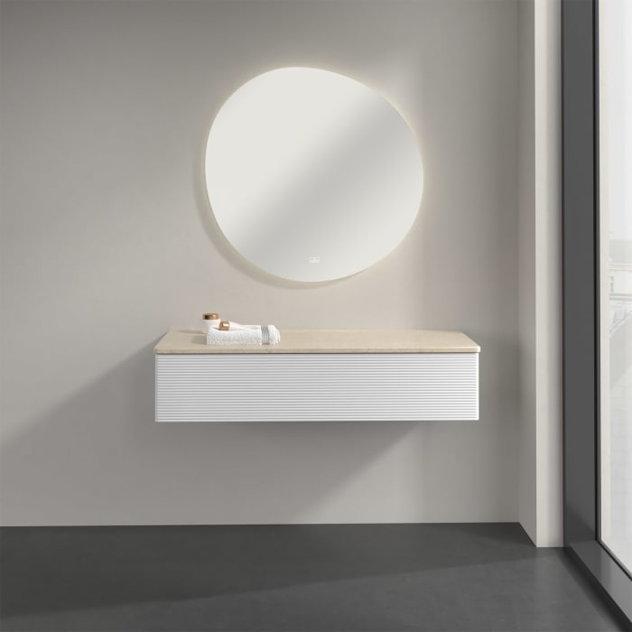 Villeroy & Boch Antao Sideboard 120 x 50 cm, 1 Auszug, Front mit Struktur