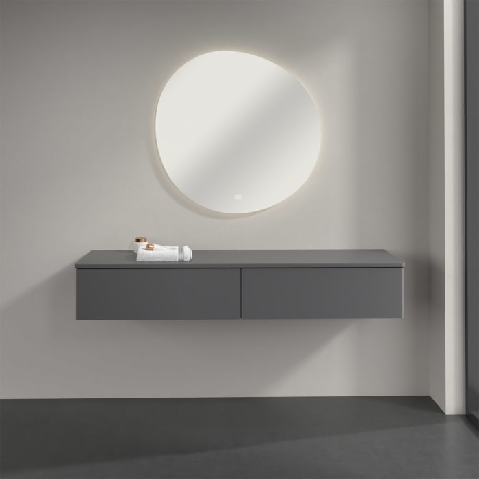 Villeroy & Boch Antao Sideboard 160 x 50 cm, 2 Auszüge, Front ohne Struktur