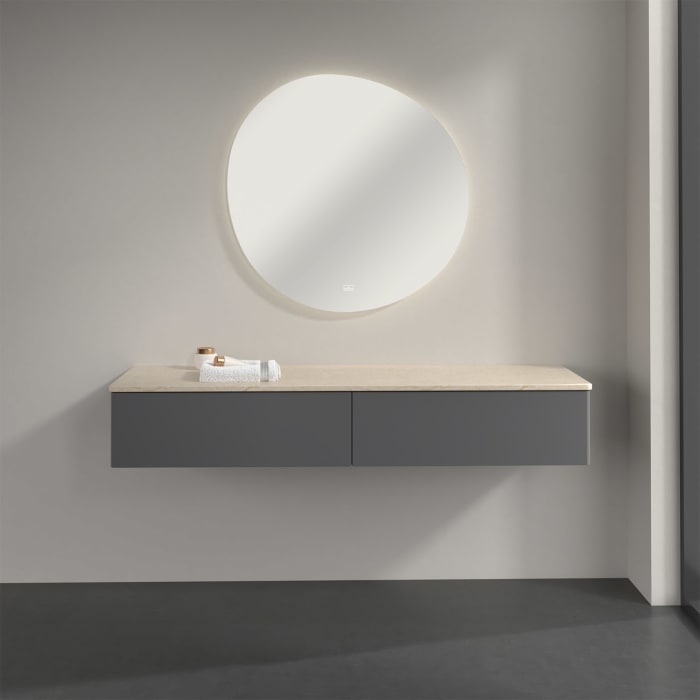 Villeroy & Boch Antao Sideboard 160 x 50 cm, 2 Auszüge, Front ohne Struktur