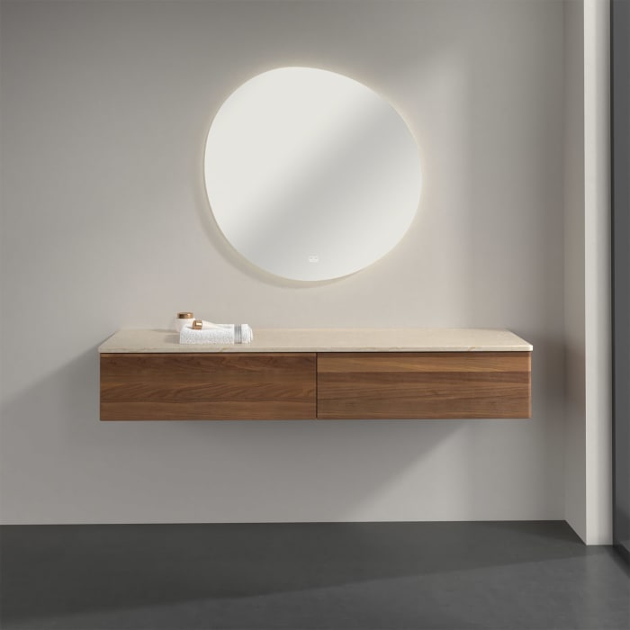 Villeroy & Boch Antao Sideboard 160 x 50 cm, 2 Auszüge, Front ohne Struktur