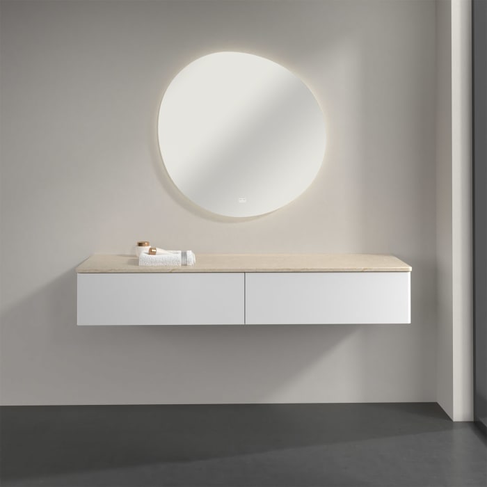 Villeroy & Boch Antao Sideboard 160 x 50 cm, 2 Auszüge, Front ohne Struktur