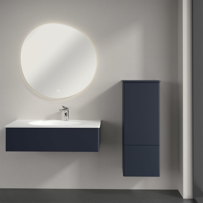 Villeroy & Boch Antao Mittelschrank 41,4 x 103,9 cm, 1 Tür rechts, Fronten ohne Struktur