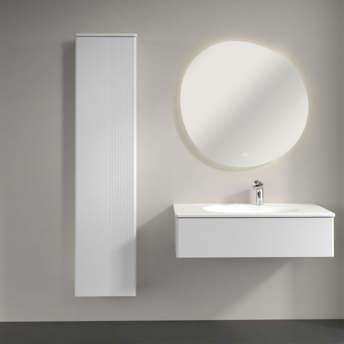 Villeroy & Boch Antao Hochschrank 41,4 x 171,9 cm, 1 Tür links, Front mit Struktur