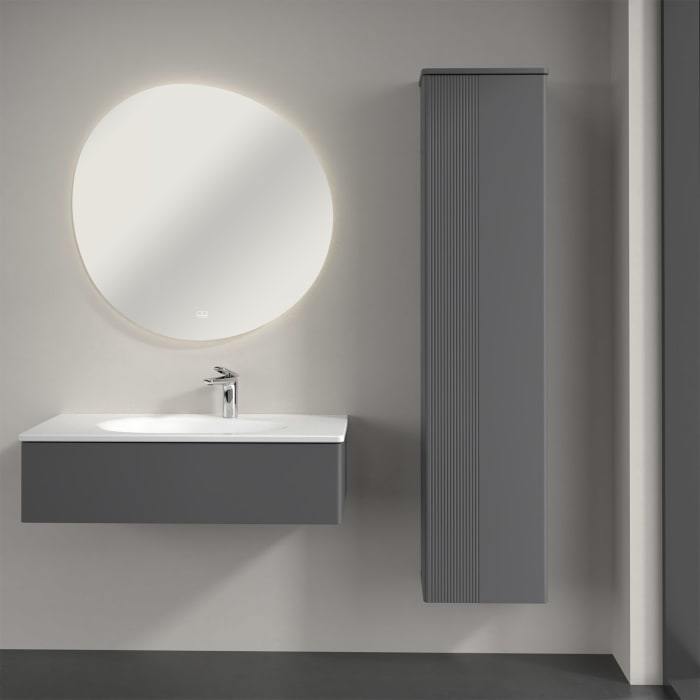 Villeroy & Boch Antao Hochschrank 41,4 x 171,9 cm, 1 Tür rechts, Front mit Struktur