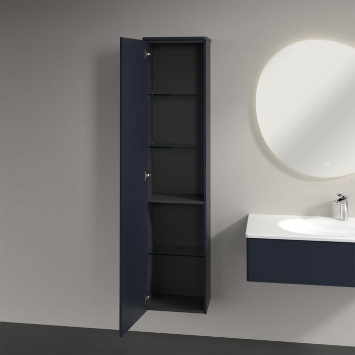 Villeroy & Boch Antao Hochschrank 41,4 x 171,9 cm, 1 Tür links, Front mit Struktur