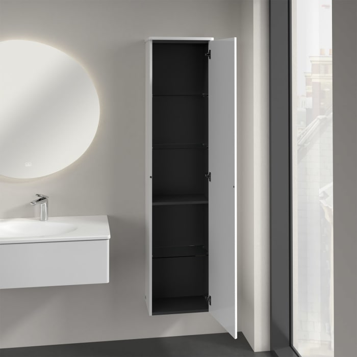 Villeroy & Boch Antao Hochschrank 41,4 x 171,9 cm, 1 Tür rechts, Front mit Struktur