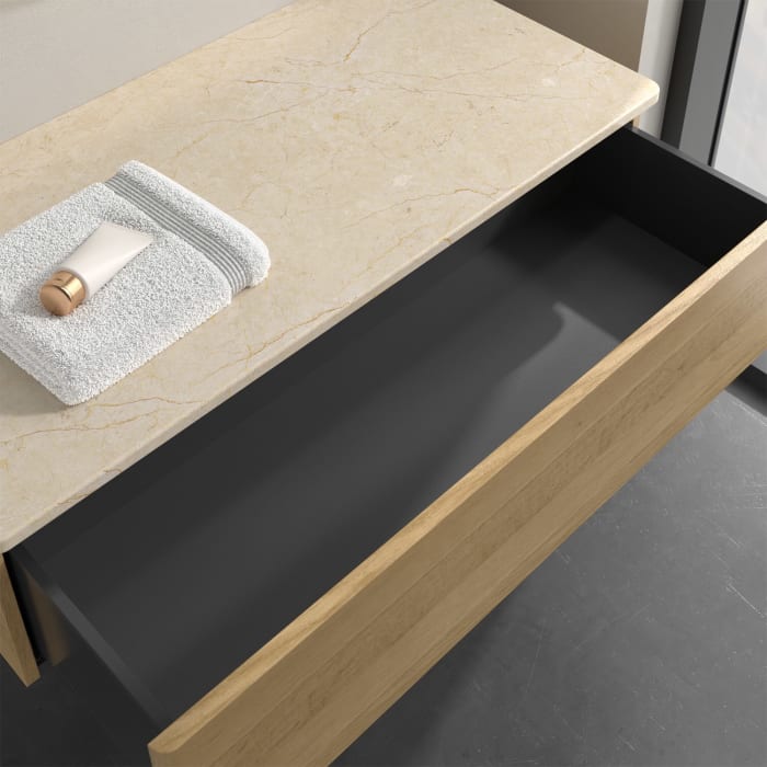 Villeroy & Boch Antao Sideboard 100 x 50 cm, 1 Auszug, Front ohne Struktur