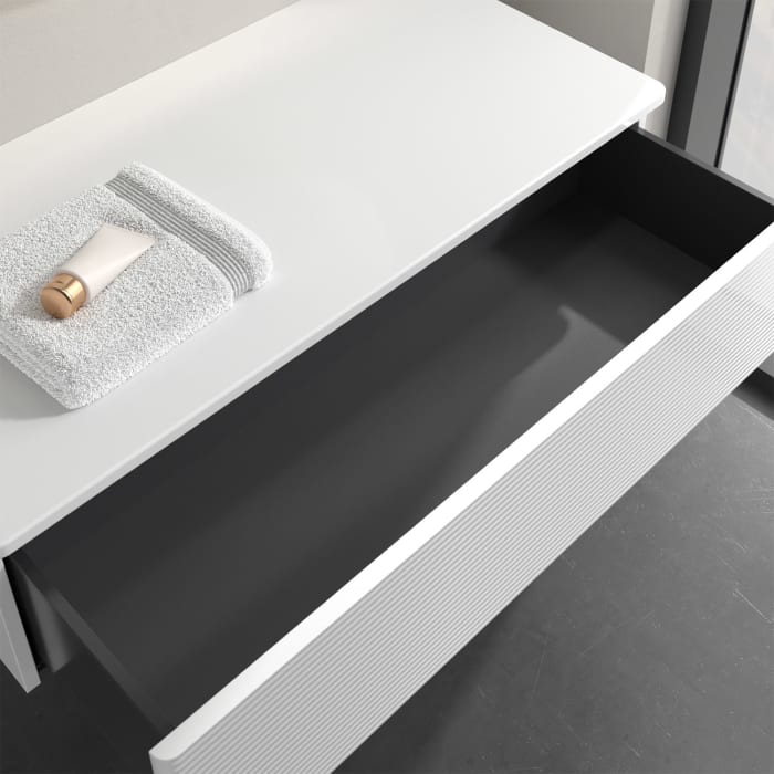 Villeroy & Boch Antao Sideboard 100 x 50 cm, 1 Auszug, Front mit Struktur