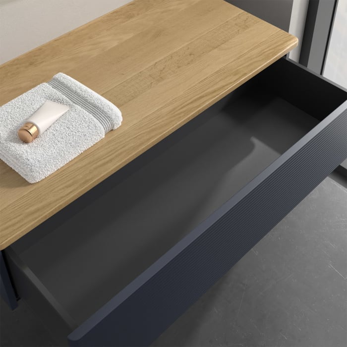 Villeroy & Boch Antao Sideboard 100 x 50 cm, 1 Auszug, Front mit Struktur