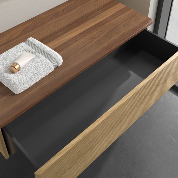 Villeroy & Boch Antao Sideboard 100 x 50 cm, 1 Auszug, Front mit Struktur