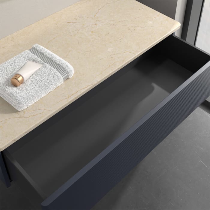 Villeroy & Boch Antao Sideboard 100 x 50 cm, 1 Auszug, Front mit Struktur