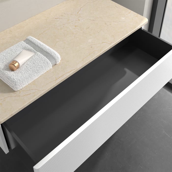 Villeroy & Boch Antao Sideboard 100 x 50 cm, 1 Auszug, Front mit Struktur