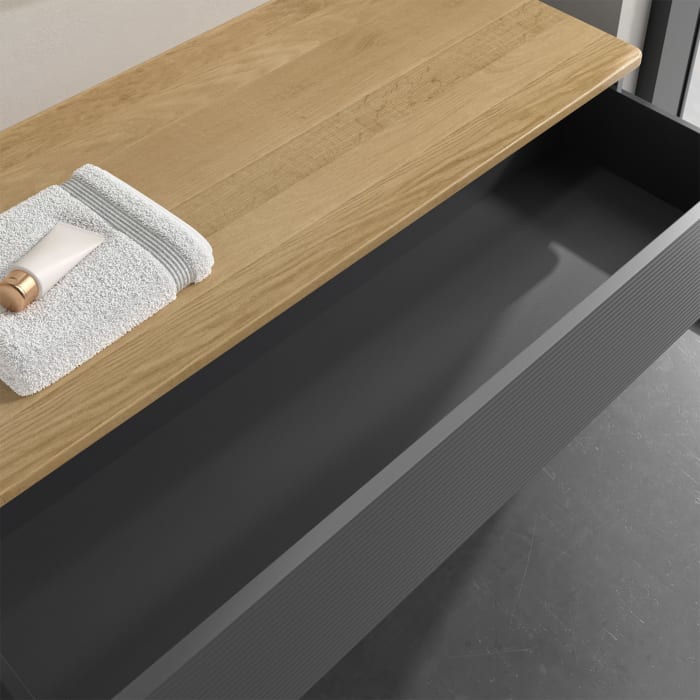 Villeroy & Boch Antao Sideboard 120 x 50 cm, 1 Auszug, Front mit Struktur