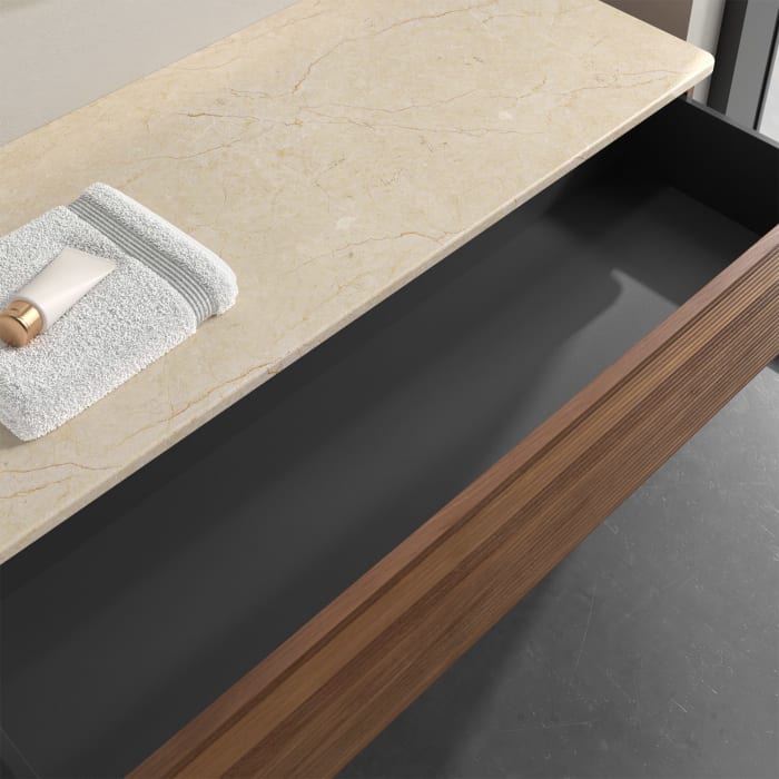 Villeroy & Boch Antao Sideboard 120 x 50 cm, 1 Auszug, Front mit Struktur