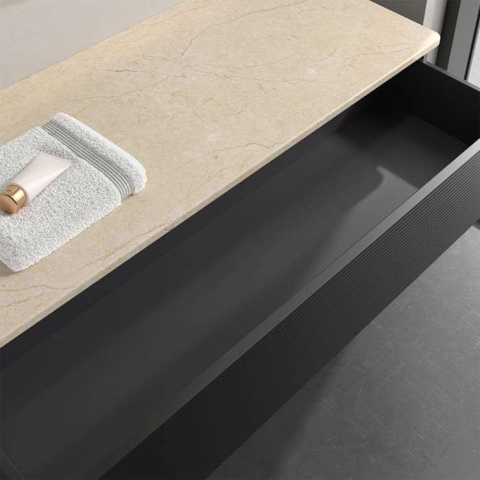 Villeroy & Boch Antao Sideboard 120 x 50 cm, 1 Auszug, Front mit Struktur